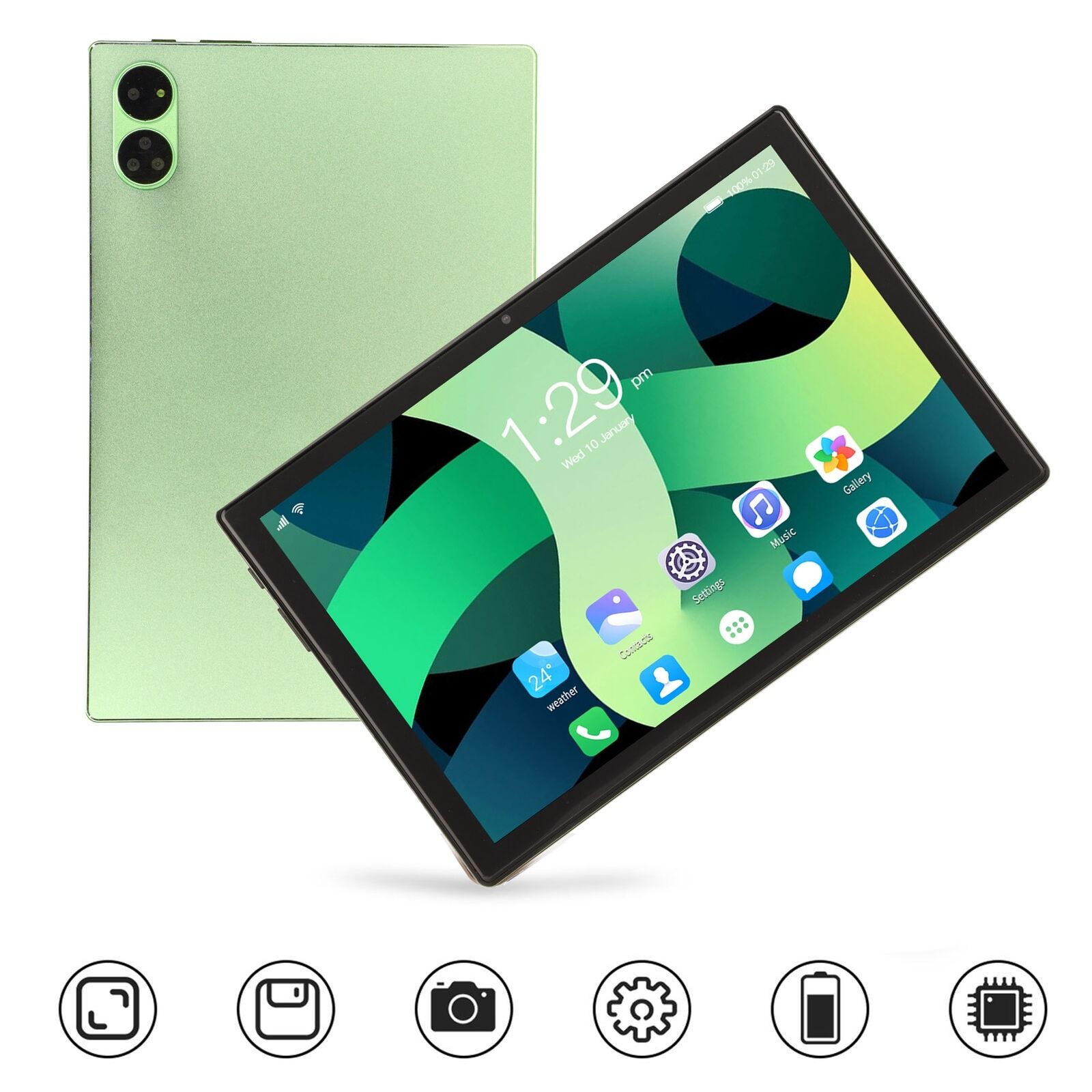 new 10.1in Tablet HD Octa Core 4GB RAM 128GB ROM 128GB Expandable 2.4G 5G WiFi T koeek - KOEEK