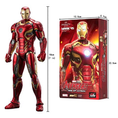 ZD Toys Iron Man MK45 1/10 Scale 7" Action Figure Avengers Age of Ultron 07FC0E-D4 - KOEEK