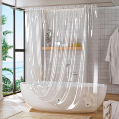 new Titanker Extra Long Shower Curtain 72"W x 96"L (Pack of 1), Clear TITANKER - KOEEK