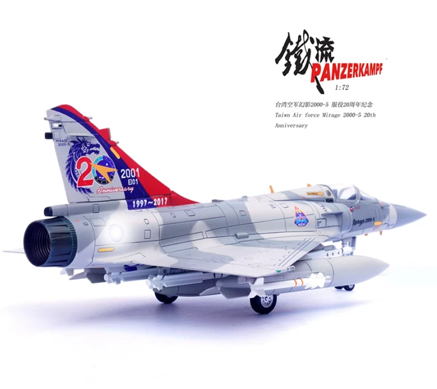 1/72 14626PE Mirage 2000-5 Fighter 20th Anniversary T Air Force Alloy Model Yoy 07FC0E-D4 - KOEEK