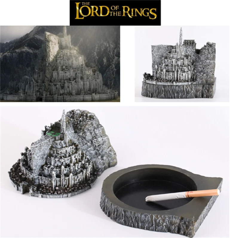 Hobbits The Lord Of The Rings Minas Tirith City Model Ashtray Statue Ornaments 07FC0E-D4 - KOEEK