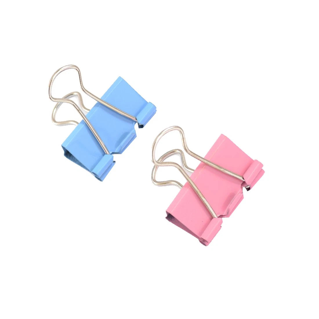 Office   Metal Paper Holder Binder Clips Clamps 32mm Colorful 4 Pcs 07FC0E-D4 - KOEEK