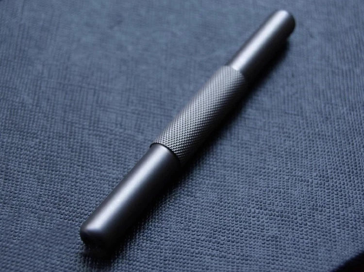Frosted Titanium Alloy Snuff Pipe Snuff Tube Snuff Straw Snuff Snorkel EDC Tool 07FC0E-D4 - KOEEK