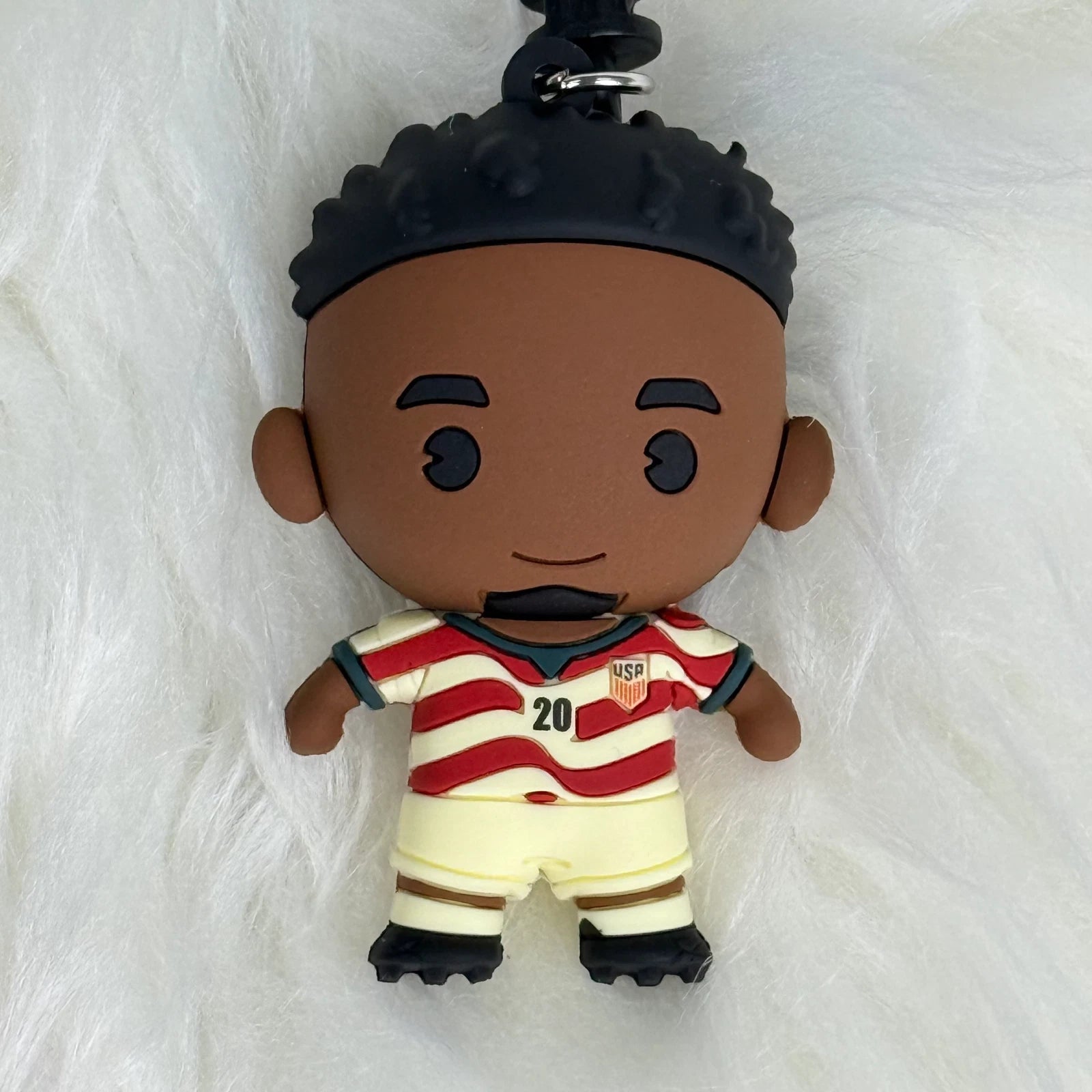 Folarin Balogun USMNT Soccer Team 3D Vinyl Bag Clip Collectible Keychain 07FC0E-D4 - KOEEK