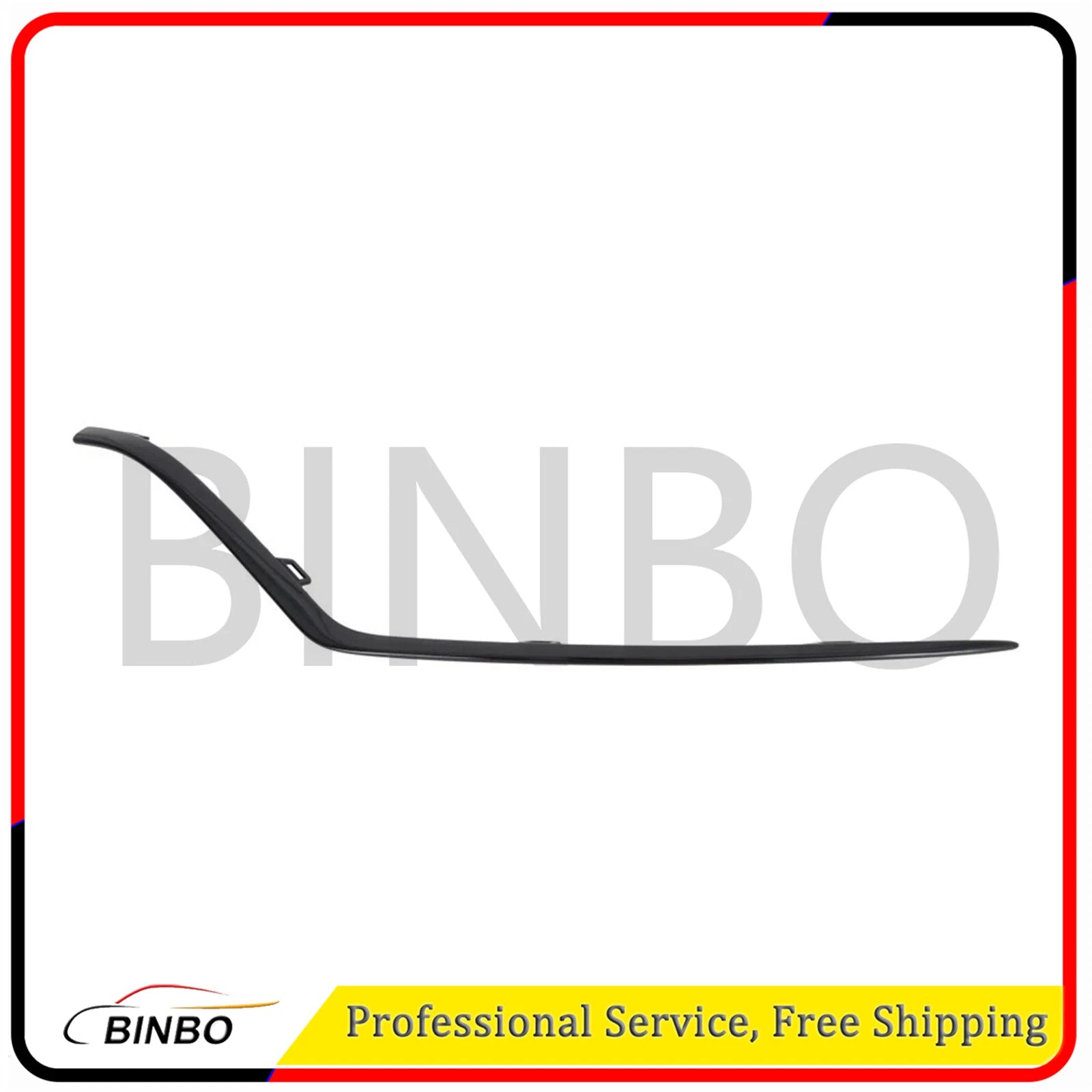 Pair Set of 2 Bumper Face Bar Trims Front Left-and-Right Outside for MB Mercedes 07FC0E-D4 - KOEEK