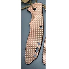 1 Pc Red Copper Handle Scale for Rick Hinderer XM18 3.5”Reduced Weight Version 07FC0E-D4 - KOEEK