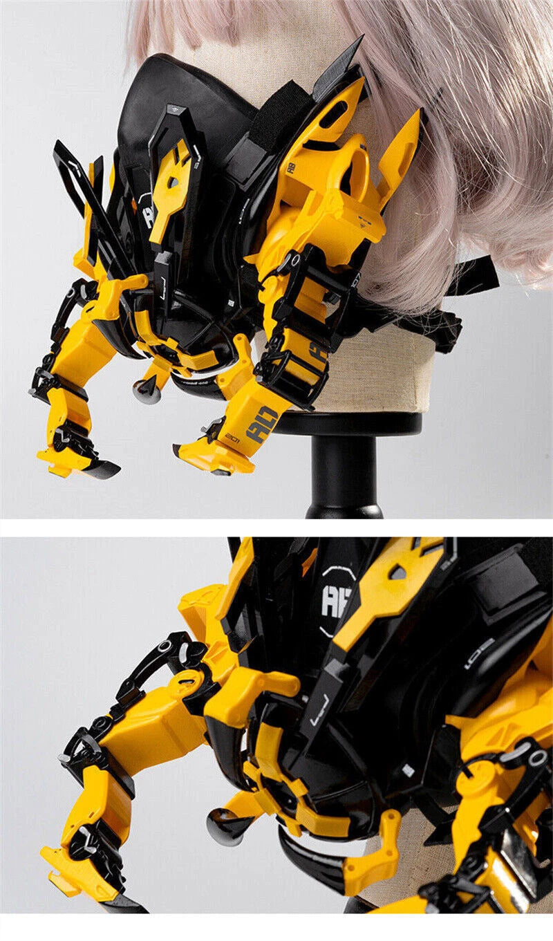 Cosplay Cyberpunk Wasp Resin Mask Cosplay Technology Nightclub Masks Stage Props 07FC0E-D4 - KOEEK