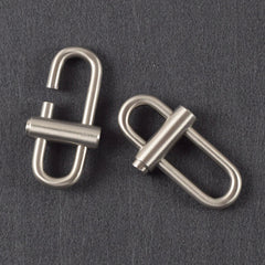 Metal Porable Automatic Lock Keychain Carabiner Key Chain Hanging Buckle Ring 07FC0E-D4 - KOEEK