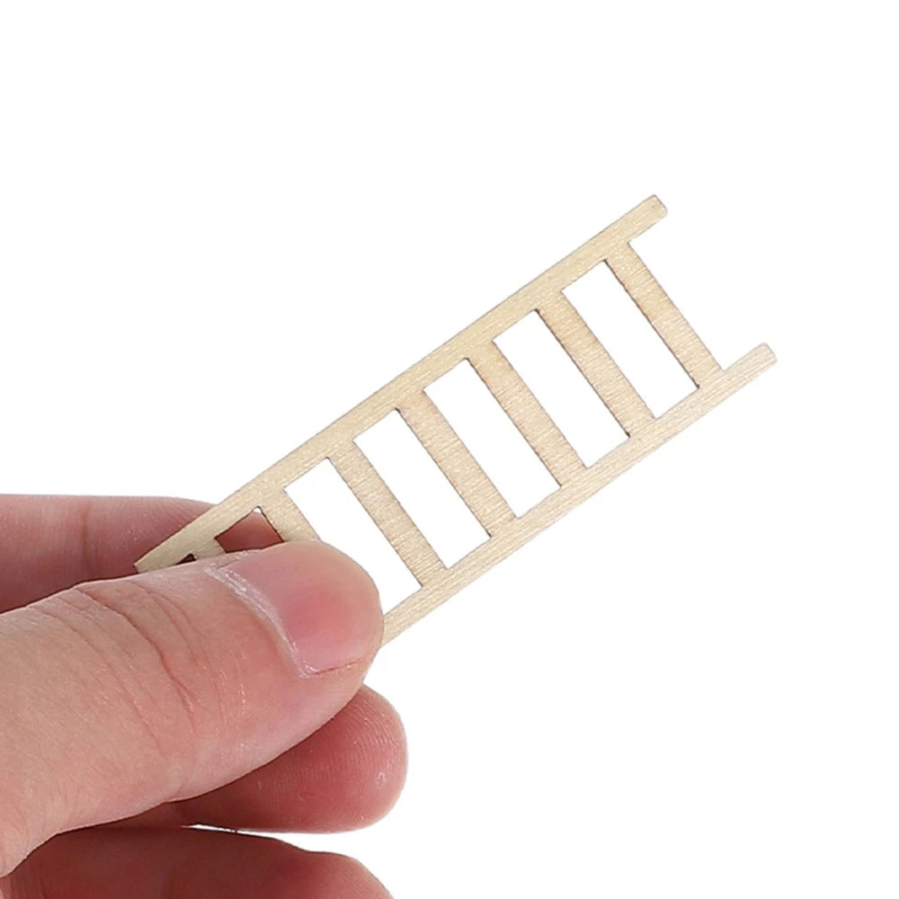50pcs Mini Ladder Model: Micro Ladders Tiny Figurine Desktop Ornament For Doll 07FC0E-D4 - KOEEK