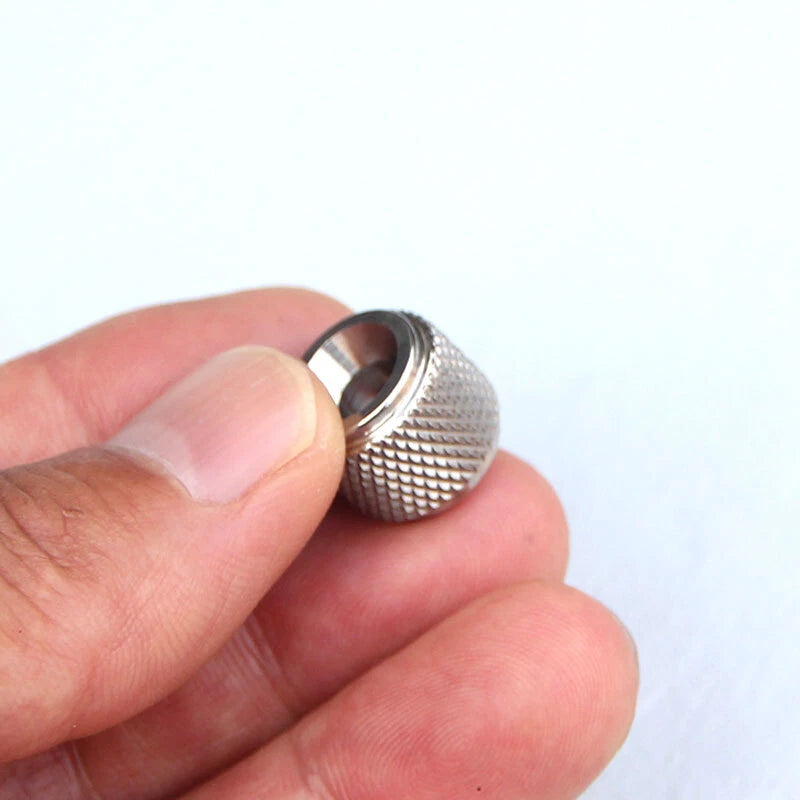 Titanium alloy Parachute Cord Lanyard Bead EDC Anti Slip Knurled DIY Beads Gifts 07FC0E-D4 - KOEEK