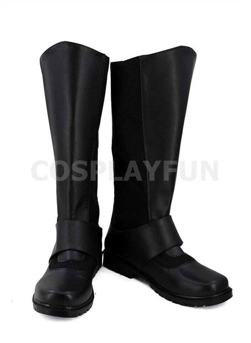 Justice League Batman Bruce Wayne Men Long Boots Cosplay Shoes Boots Halloween 07FC0E-D4 - KOEEK