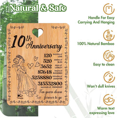 new 10 Year Anniversary Unique Gifts 11"L x 0.4"W, For 10th Wedding 07FC0E-D4 - KOEEK