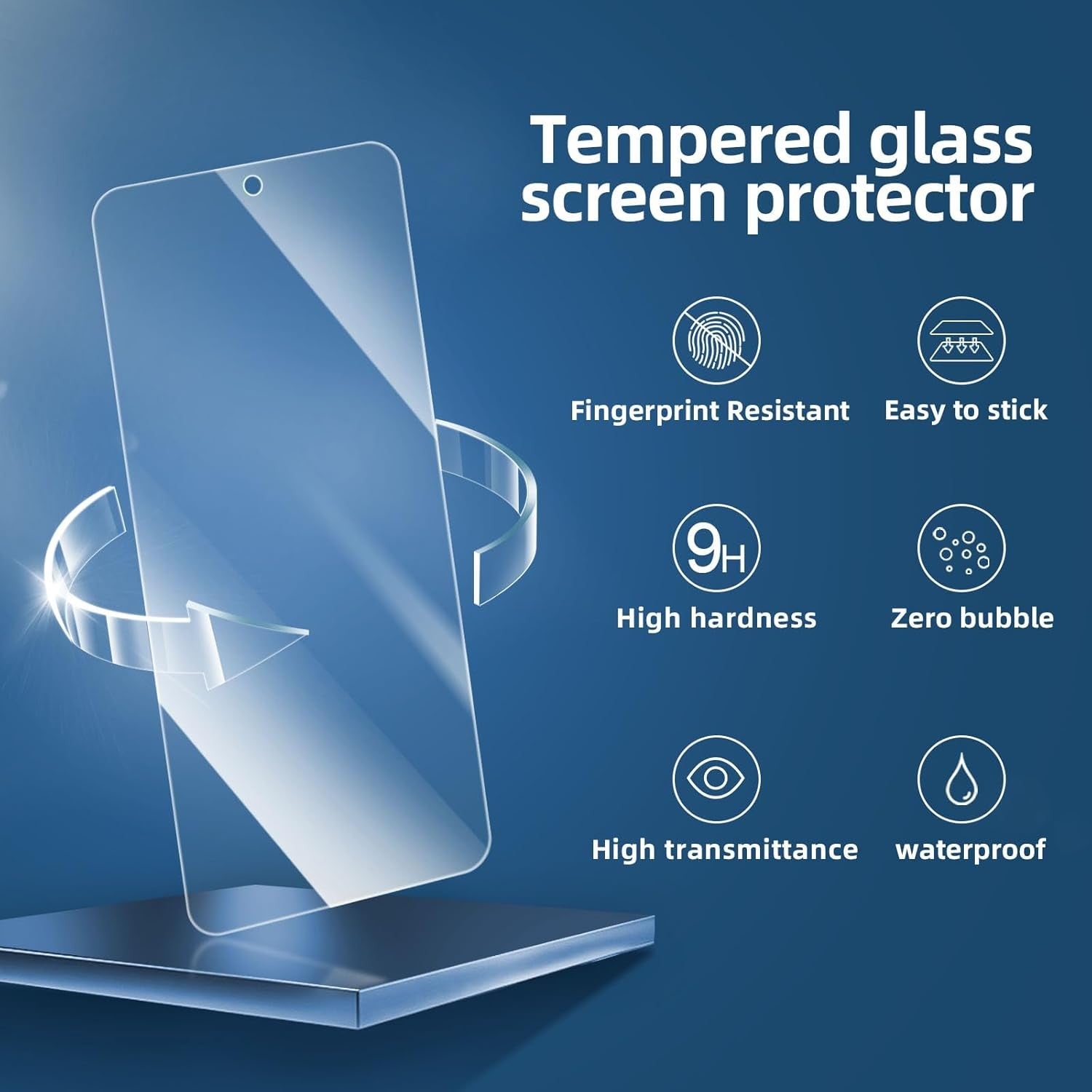 new 'C 3 Pack Designed for Google Pixel 8 Pro Screen Protector Transparent 07FC0E-D4 - KOEEK