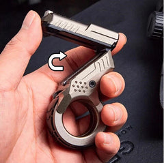 EDC Fidget Spinner Hand Spinner ADHD Tool Alloy Zoom Ratchet Wheel Fidget Ring 07FC0E-D4 - KOEEK