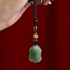 Car keyrings Bring GoodLuck Safty gift Good Luck Keychain  charm Key Chains 07FC0E-D4 - KOEEK