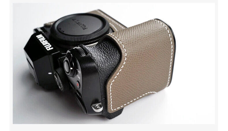 Half Case For Fujifilm XS10 X-S10  Handmade Leather Camera Cover Kontice KONTICE - KOEEK
