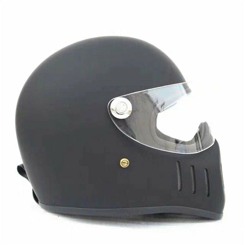 Full Face Vintage Helmet Lightweigh Anti-fog Glasses Motorcycle Helmet 07FC0E-D4 - KOEEK