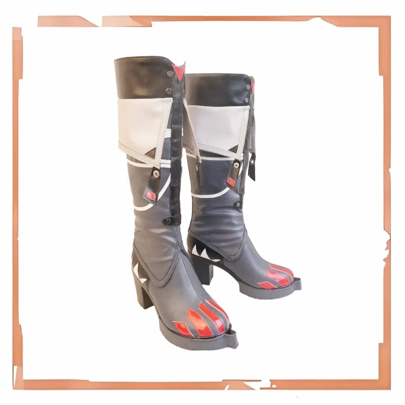 Zenless Zone Zero Anime Jane Doe Women Cosplay Boot Shoes Prop Gift Halloween 07FC0E-D4 - KOEEK