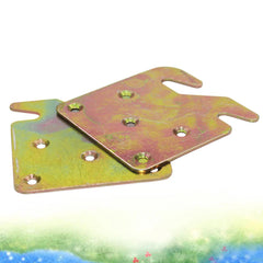 2 Sets Bed Rail Fittings Universal Wood Bed Rail Hook Universal Wood Replacement 07FC0E-D4 - KOEEK