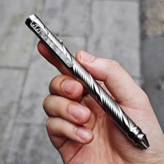 Titanium Alloy Bolt Pen Writing Mechanical Ballpoint Pen Outdoor EDC Multi-Tool 07FC0E-D4 - KOEEK