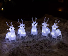 Christmas Acrylic Outdoor Decoration LED Light Up Festive Indoor Ornament Xmas 07FC0E-D4 - KOEEK