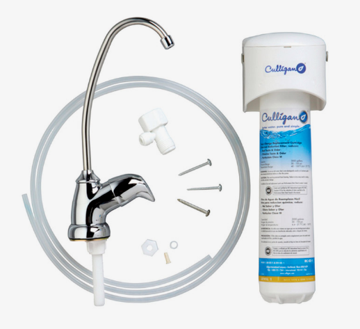 Culligan US-EZ-1 EZ-Change Undersink Water Filter System, 3,000 Gal