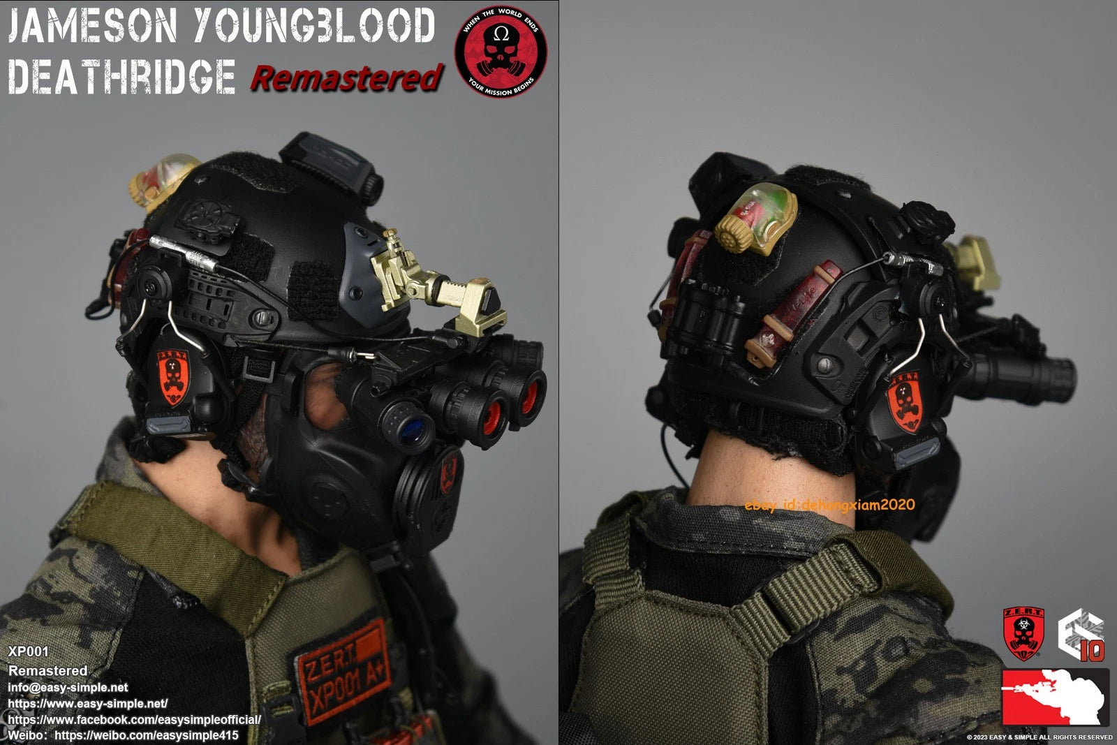 1:6 Scale Easy & Simple ZERT Jameson Deathridge Remastered 12" Action Figure Toy EASY_&_SIMPLE - KOEEK