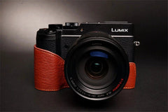 Panasonic Lumix GX8 Leather Half Case Camera Body Handmade Retro Cover Insert TP TP - KOEEK