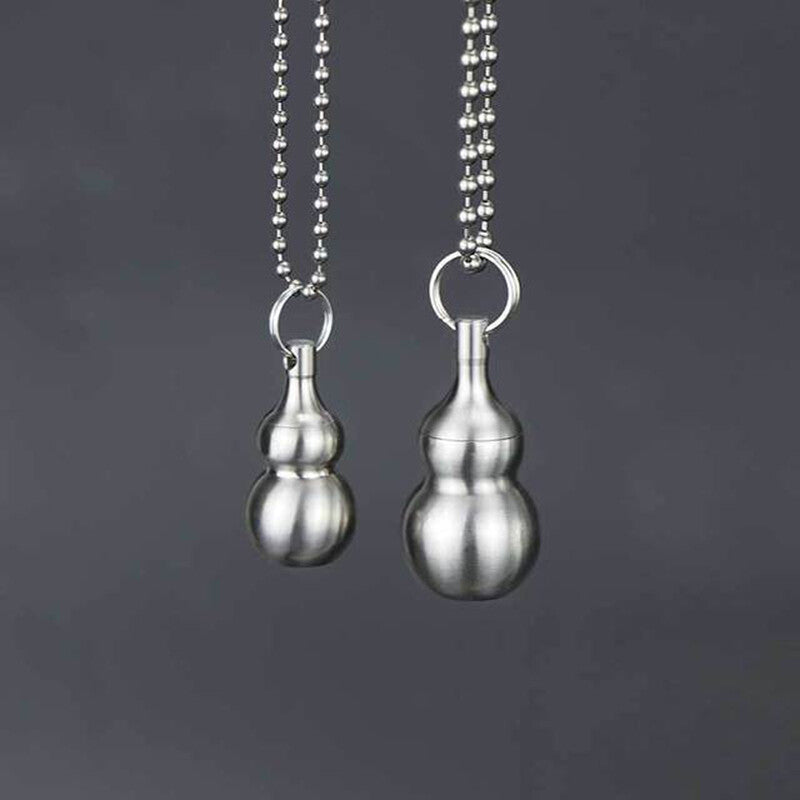 Solid TC4 Titanium Alloy Outdoor EDC Multi Tools Waterproof Medicine Pill Box 07FC0E-D4 - KOEEK