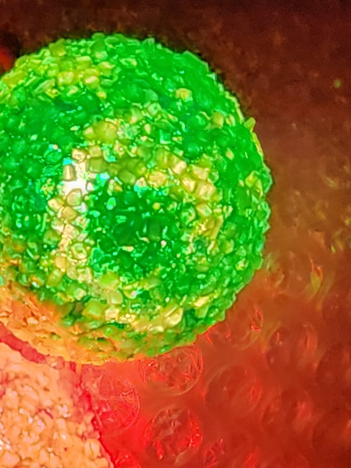 6 Vintage Ice Frosted Sugar Snowball Christmas Round Light Bulbs C7 USA Tested 07FC0E-D4 - KOEEK