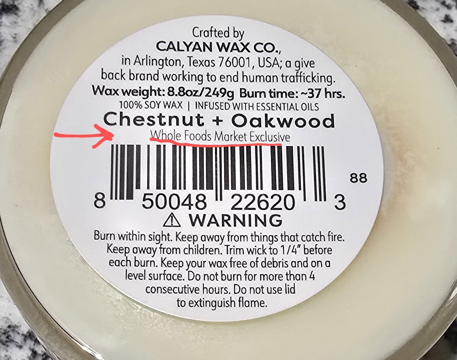 (3) Calyan Wax Co Whole Foods Exclusive Candles Winter Pine Plum Chestnut 8.8oz 07FC0E-D4 - KOEEK