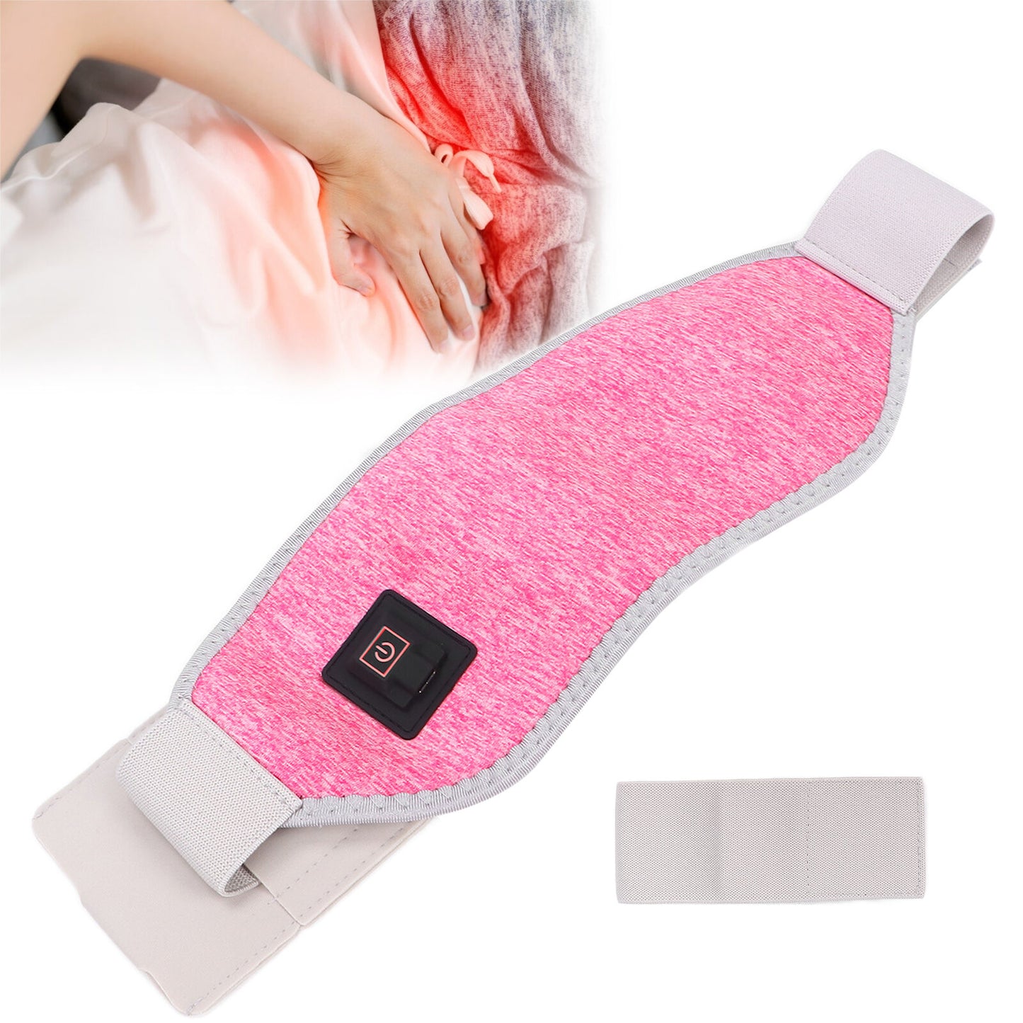 new Electric Heating Abdominal Menstrual Pad Belt For Period Pain Relief Cramp HGF koeek - KOEEK