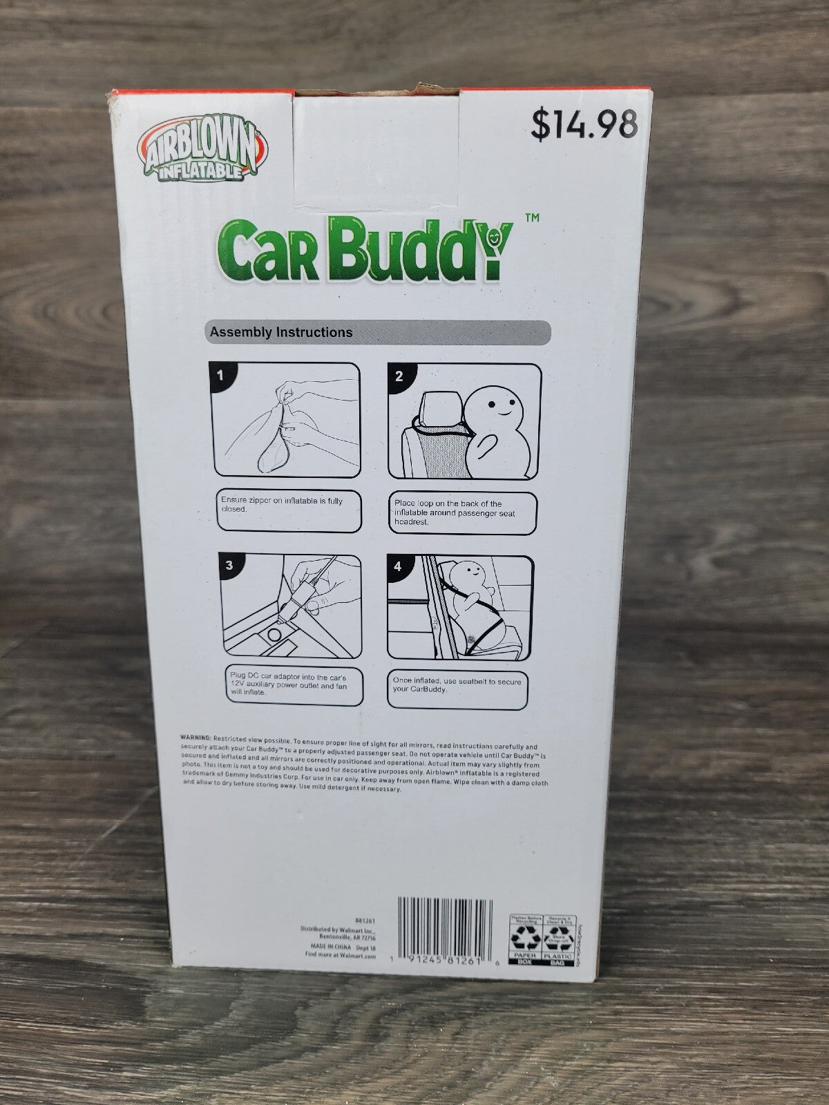 5pc  Gemmy Airblown Inflatable Reindeer Car Buddy 3 Ft LED Light Christmas GEMMY - KOEEK