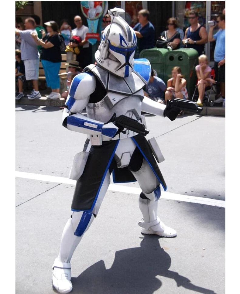 Star Wars Captain Rex Cosplay Wearable Armor Self Assembling Coloring EVA Prop 07FC0E-D4 - KOEEK