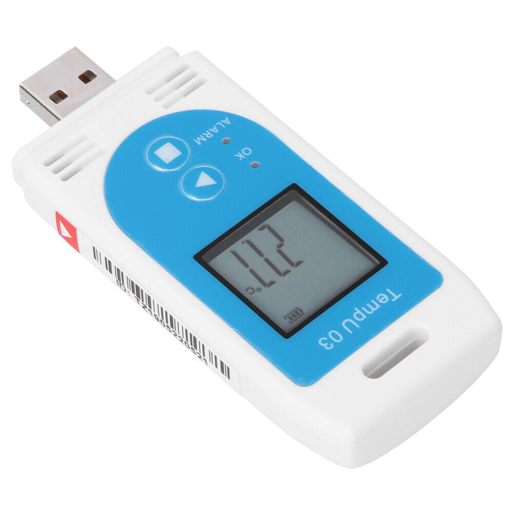 new Portable LCD USB Temperature & Humidity Data Logger PDF GSP Datalogger Recorder koeek - KOEEK