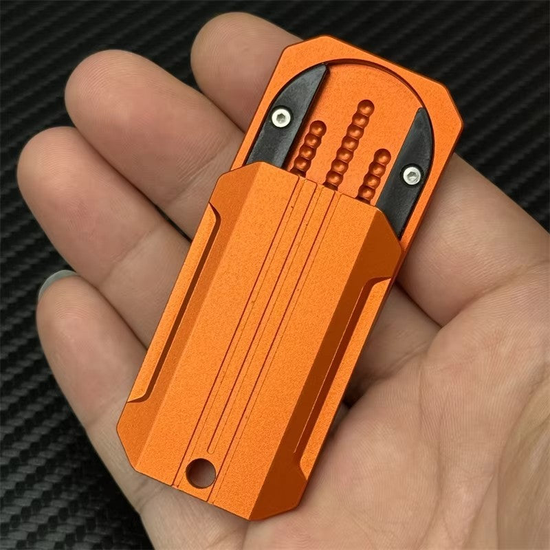 Future Simple Style Aluminum Alloy EDC Fidget Slider Push Fidget Toys 07FC0E-D4 - KOEEK