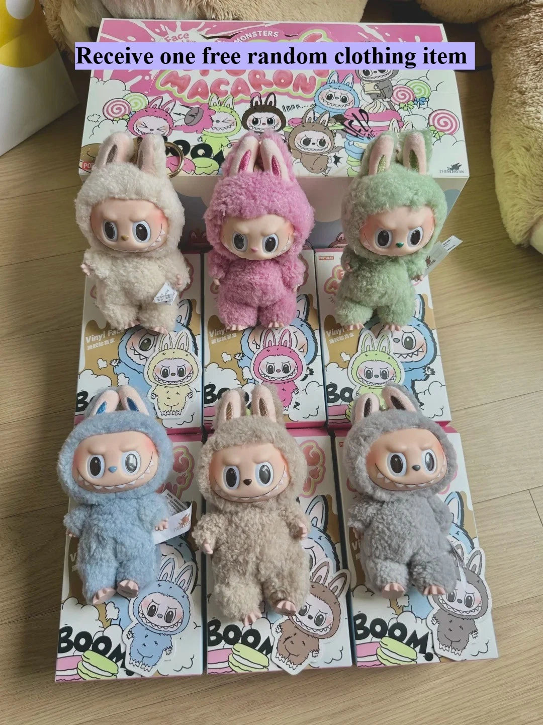 First-generation blind box POP MART random selection, comes with doll clothes 07FC0E-D4 - KOEEK