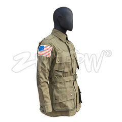 WW2 US M42 10182 Army Men's  Uniform Paratrooper Costume Sets Solider Clothing 07FC0E-D4 - KOEEK