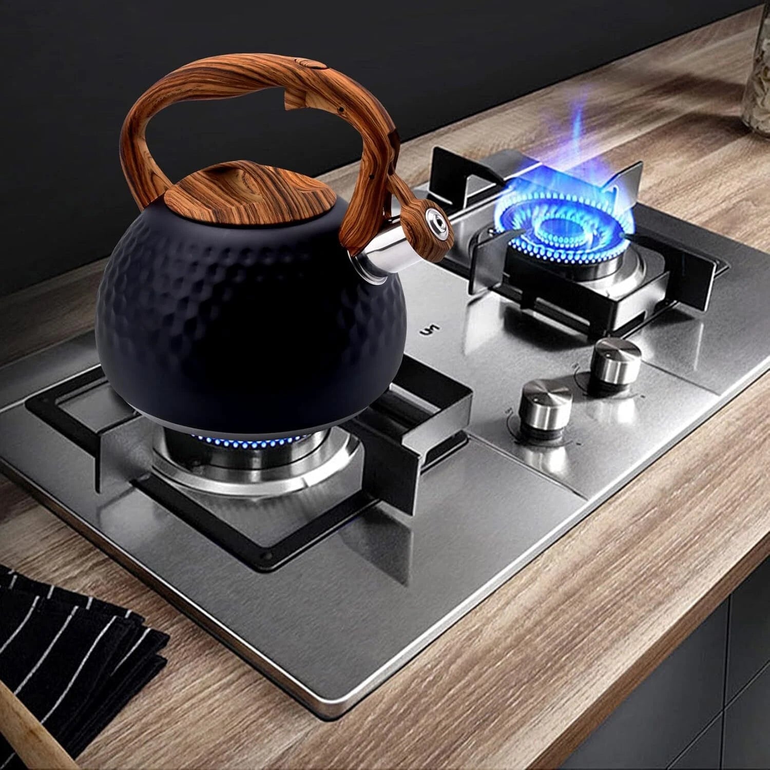 Tea Kettle for Stove Top, Loud Whistling Kettle for Boiling Water Coffee or Milk 07FC0E-D4 - KOEEK