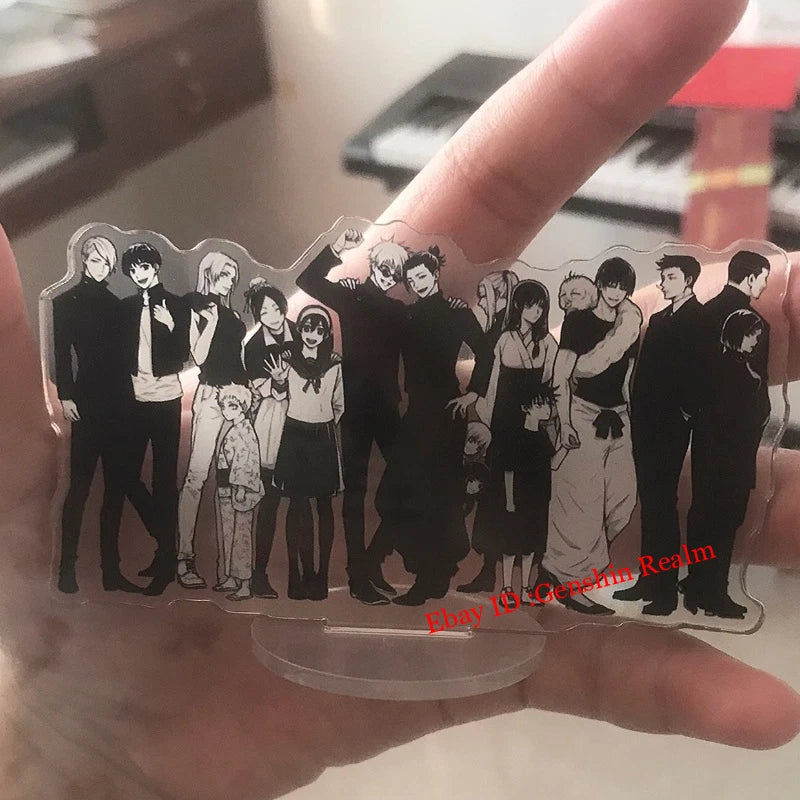 Anime Jujutsu Kaisen Group Photo Acrylic Desktop Stand Figure Collection Decor 07FC0E-D4 - KOEEK