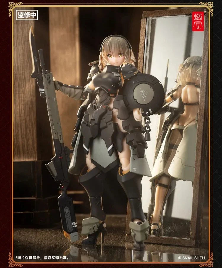STOCK Snail Shell Front Armor Girl Victoria 1/12 Complete Model Action Figure 07FC0E-D4 - KOEEK