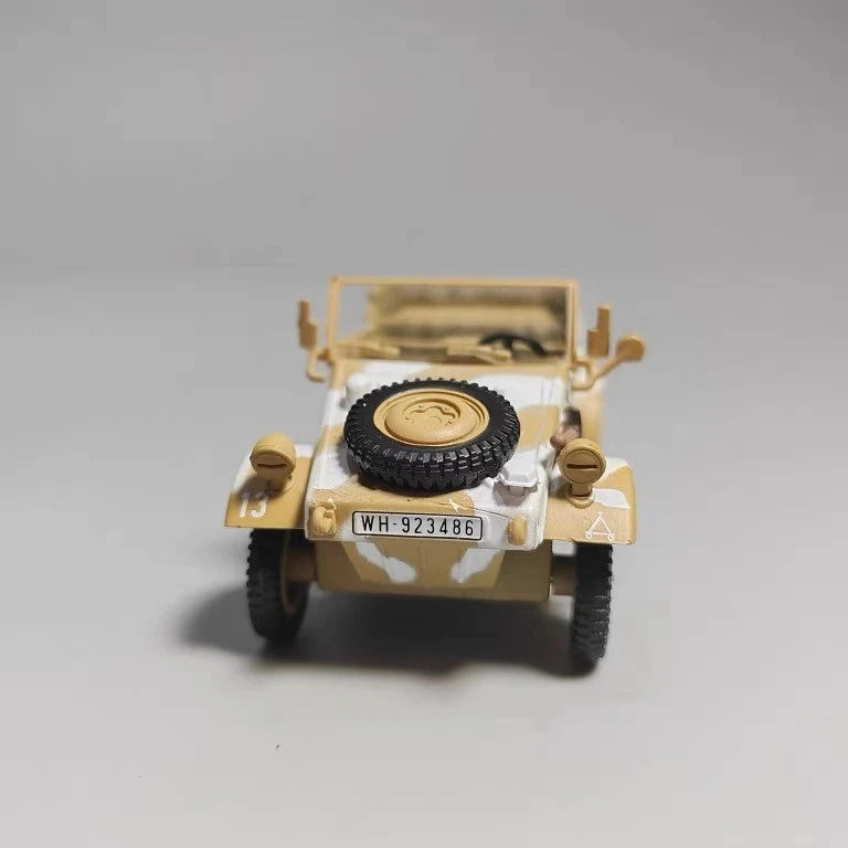1:43 WWII German VW82 Kubelwagen Military Jeep Diecast Model Wehrmacht Display 07FC0E-D4 - KOEEK