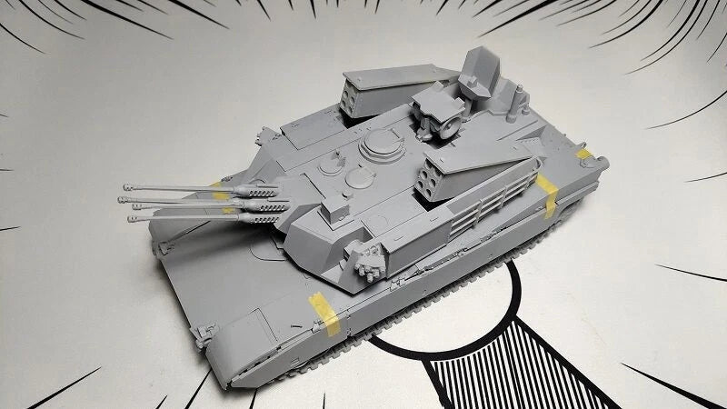 3D Printed 1/35 US AGDS-II Mississippi Anti-aircraft Cannon Model Kit 07FC0E-D4 - KOEEK