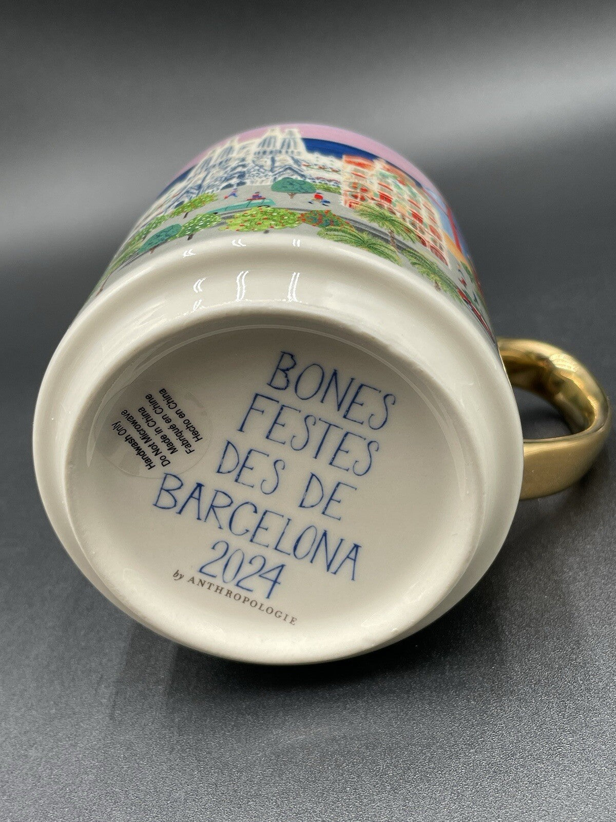 Anthropologie Holiday in the City Stoare Mug 2024 Barcelona 13oz. 4"x3.5" ANTHROPOLOGIE - KOEEK