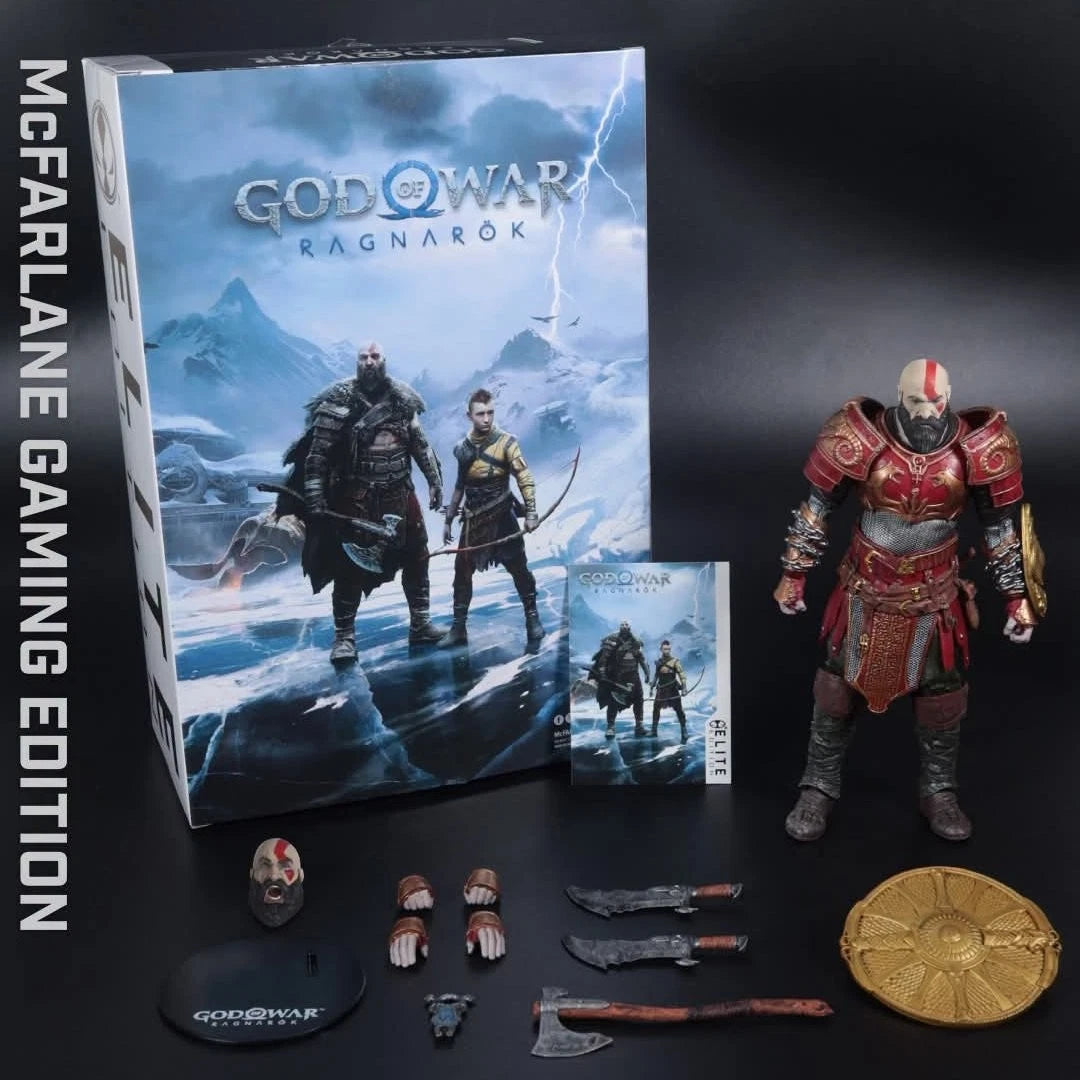 McFarlane God of War Elite Edition Kratos 1/10 Poseable Action Figure Pre-Order 07FC0E-D4 - KOEEK