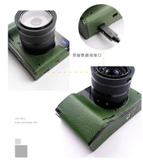 Half Case For ZEISS ZX1  Leather Insert Camera Cover Kontice  Handmade KONTICE - KOEEK