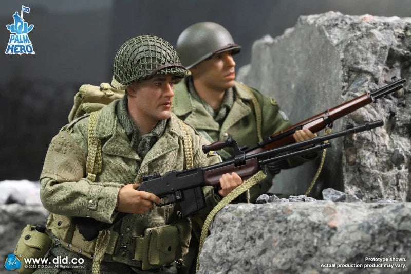 DID WWII US 2nd Ranger Battalion Private First Class Reiben 1/12 Action Figure DID - KOEEK