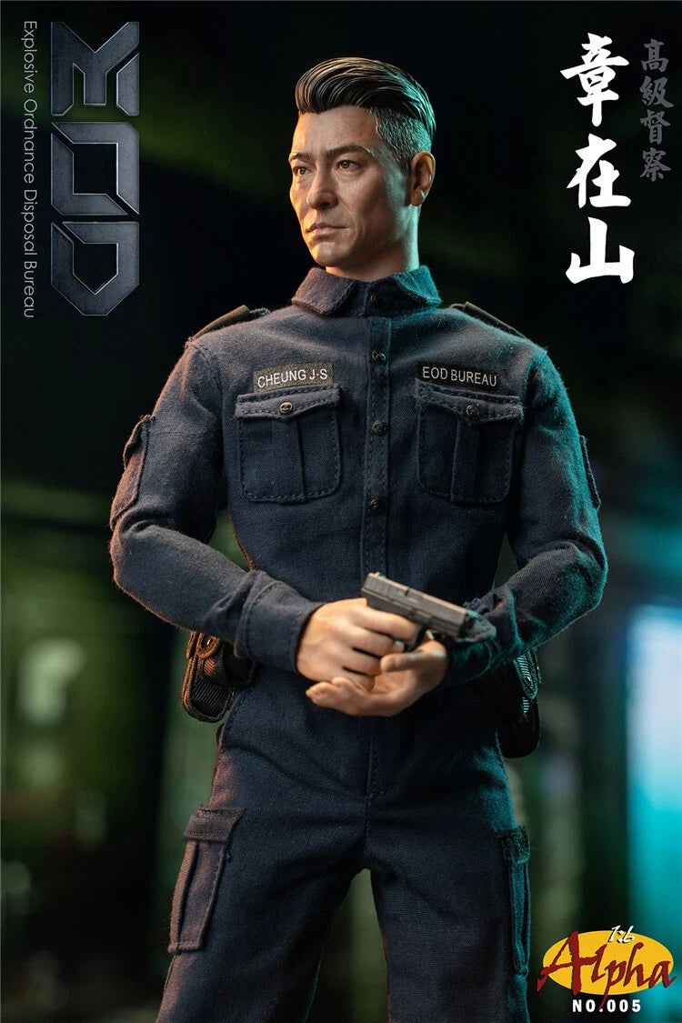 Alpha005 1/6 Shock Wave Andy Lau 12" Male Action Figure Model Toy Gift 07FC0E-D4 - KOEEK