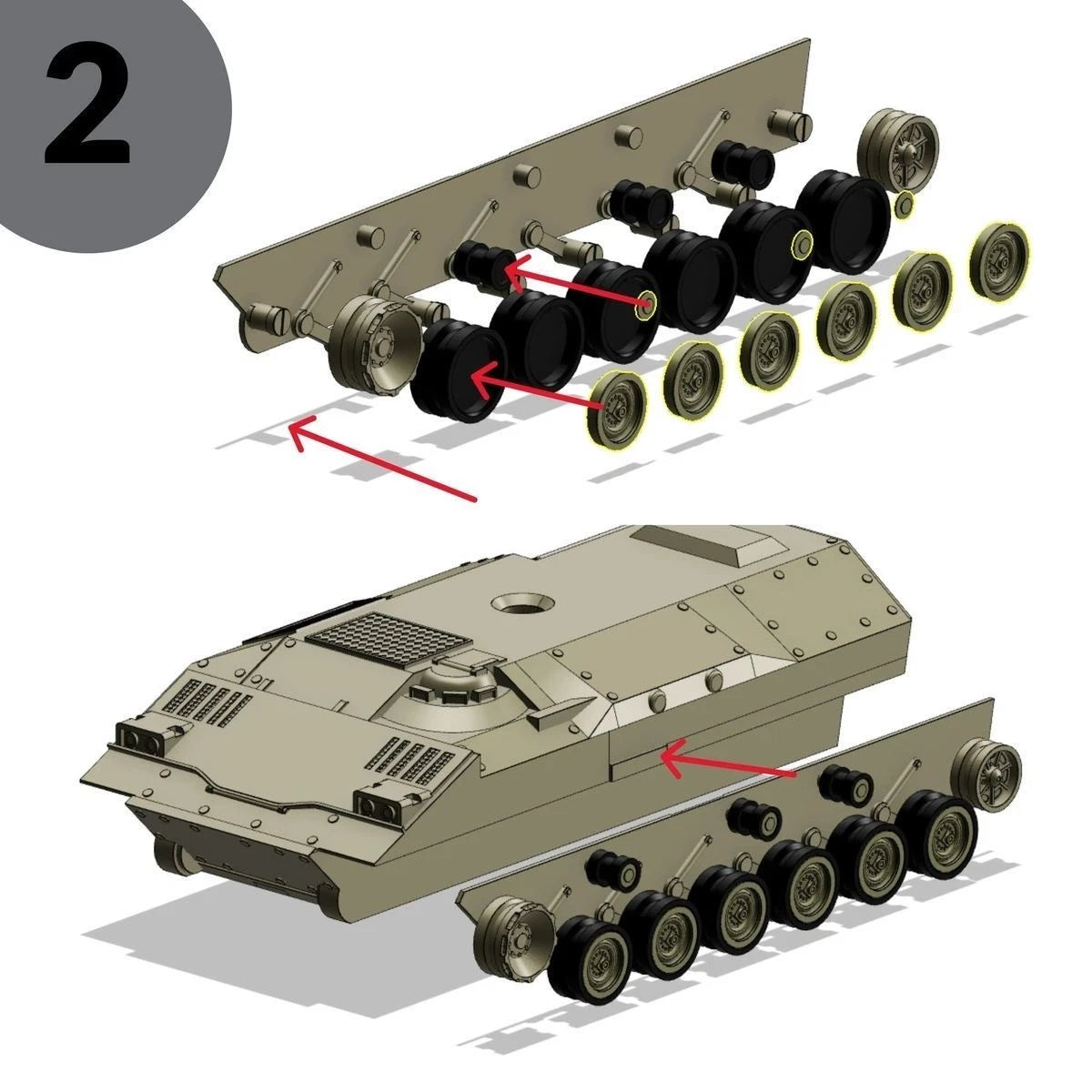 1:35M2 Bradley Infantry Fighting Vehicle Assembled Military Tank Model Desktop 07FC0E-D4 - KOEEK