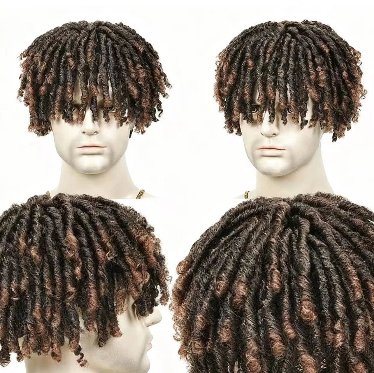 Wig man dreadlock hairpiece dreadlocks entire perm hairpiece street hiphop 07FC0E-D4 - KOEEK
